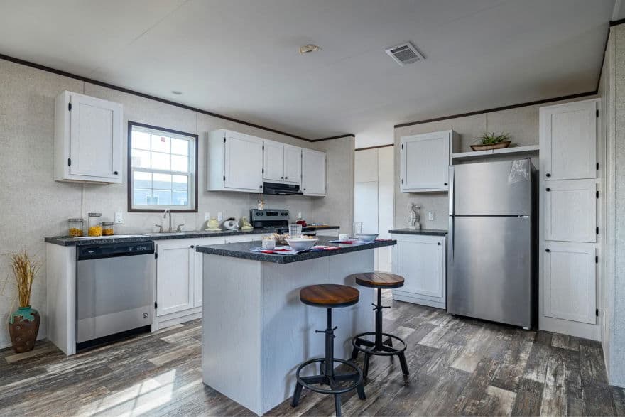 Wallboard 28 x 56 3 bed 2 bath 1,494 sq ft kitchen home features