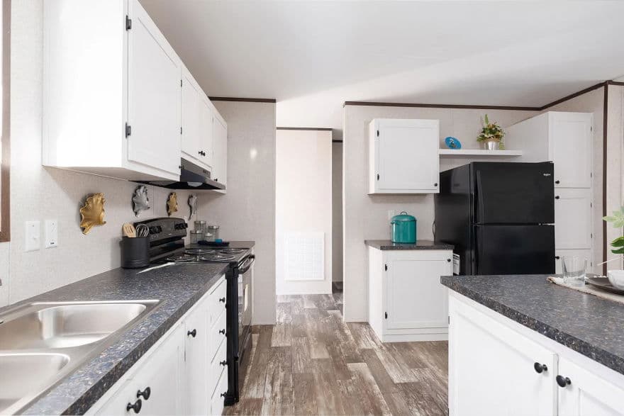 Wallboard 28 x 56 4 bed 2 bath 1,494 sq ft kitchen home features