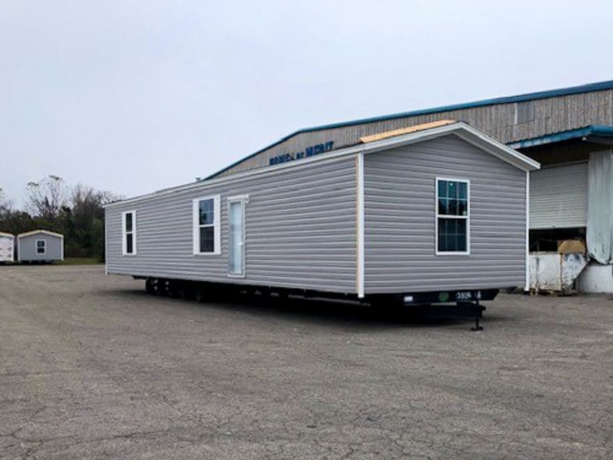 Wallboard 16 x 60 2 bed 2 bath 910 sq ft elevation, hero, and exterior home features