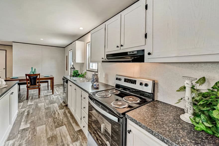 Wallboard 28 x 56 3 bed 2 bath 1,494 sq ft kitchen home features