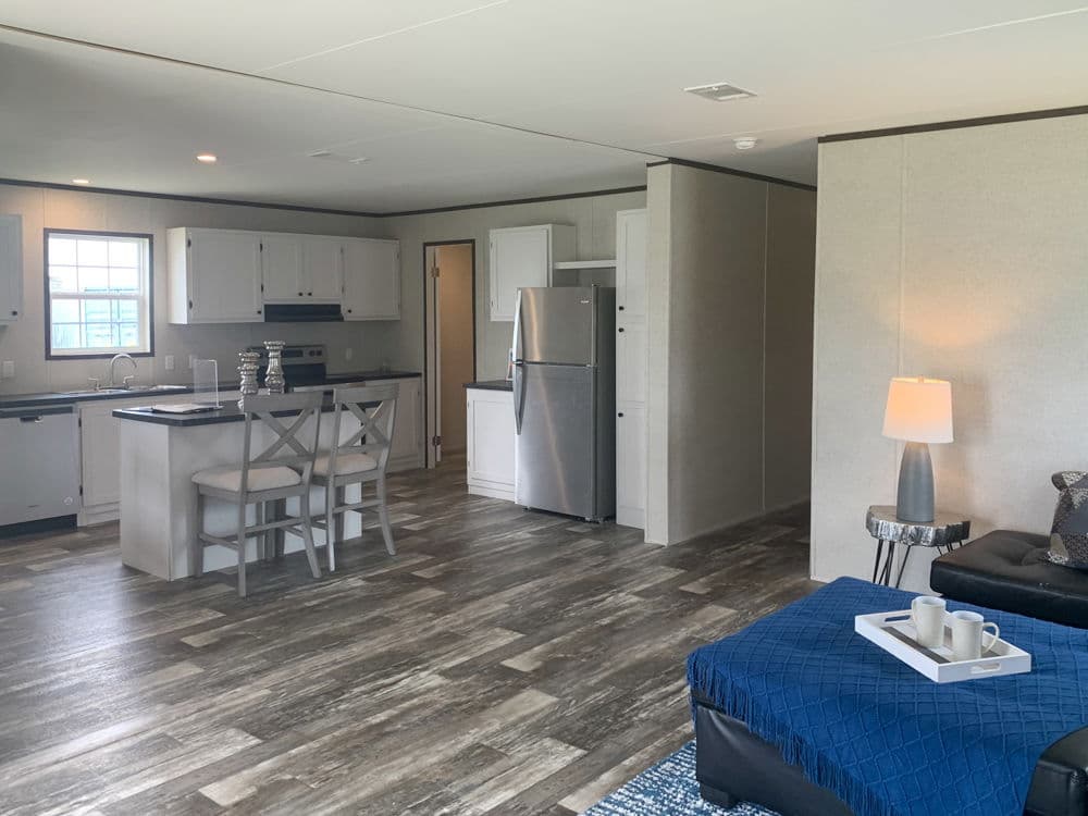 Wallboard 28 x 52 3 bed 2 bath el 1,387 sq ft interior and kitchen home features