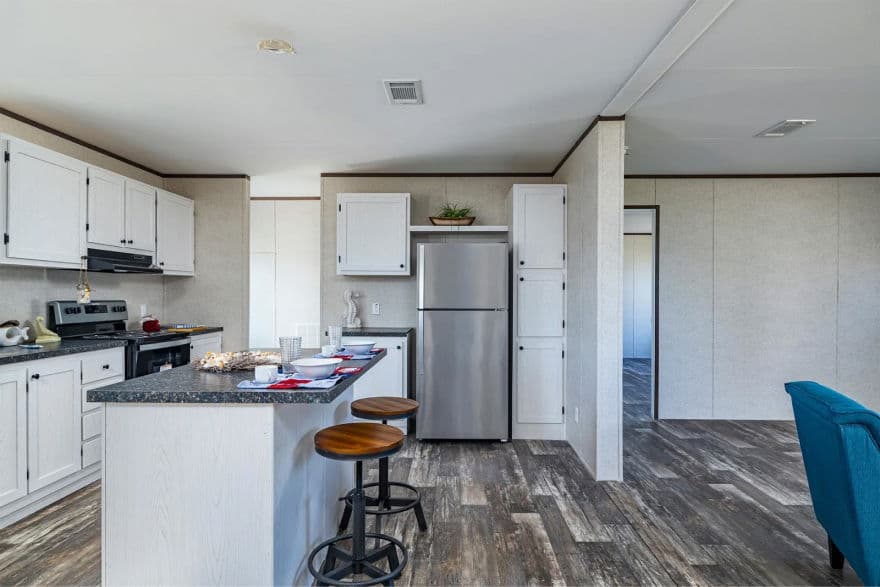 Wallboard 28 x 56 3 bed 2 bath 1,494 sq ft kitchen home features