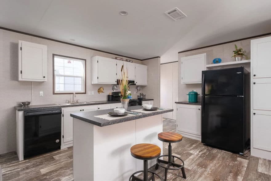Wallboard 28 x 56 4 bed 2 bath 1,494 sq ft kitchen home features