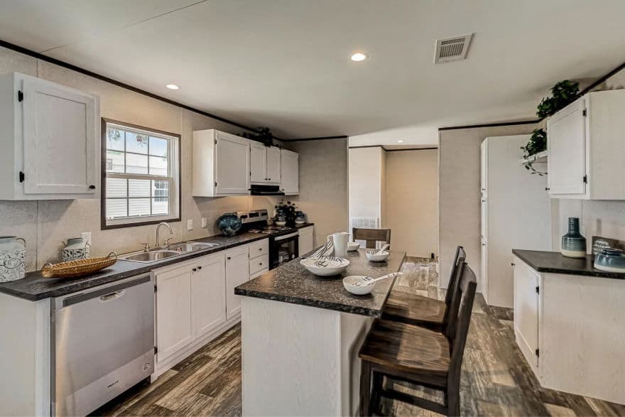 Wallboard 28 x 76 5 bed 3 bath 2,027 sq ft kitchen home features