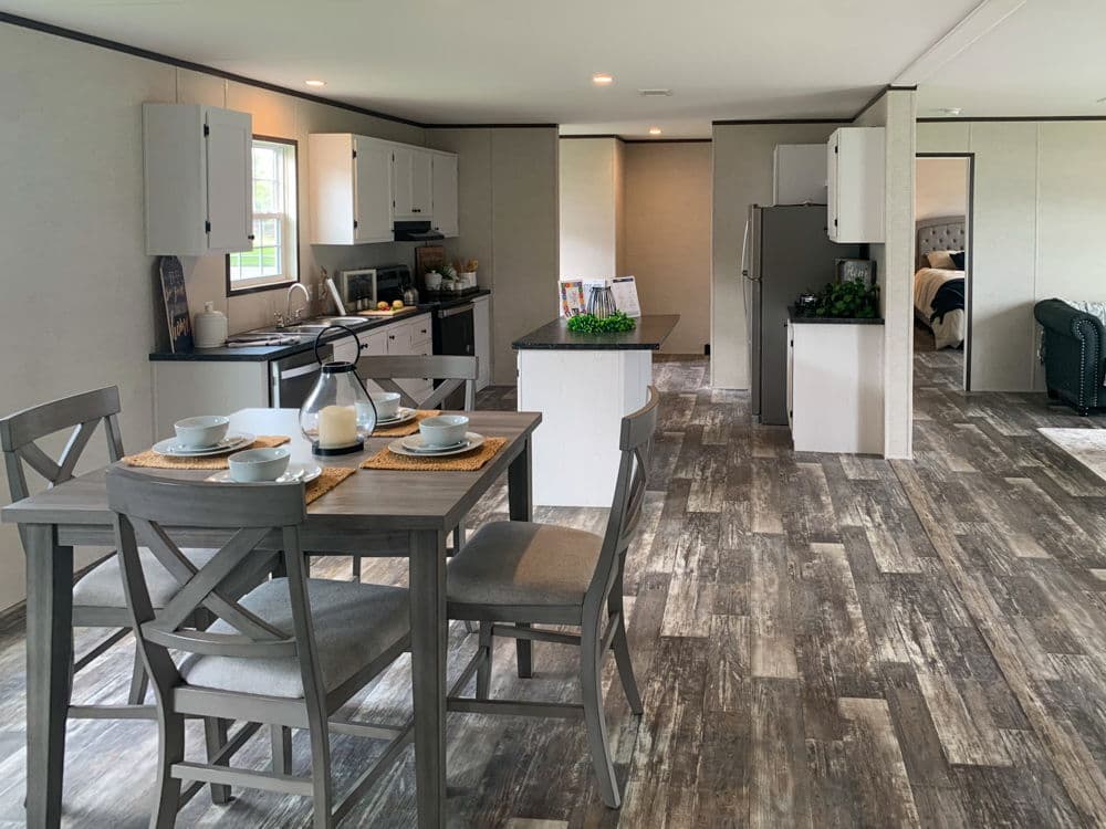 Wallboard 28 x 68 4 bed 2 bath 1,814 sq ft  kitchen home features