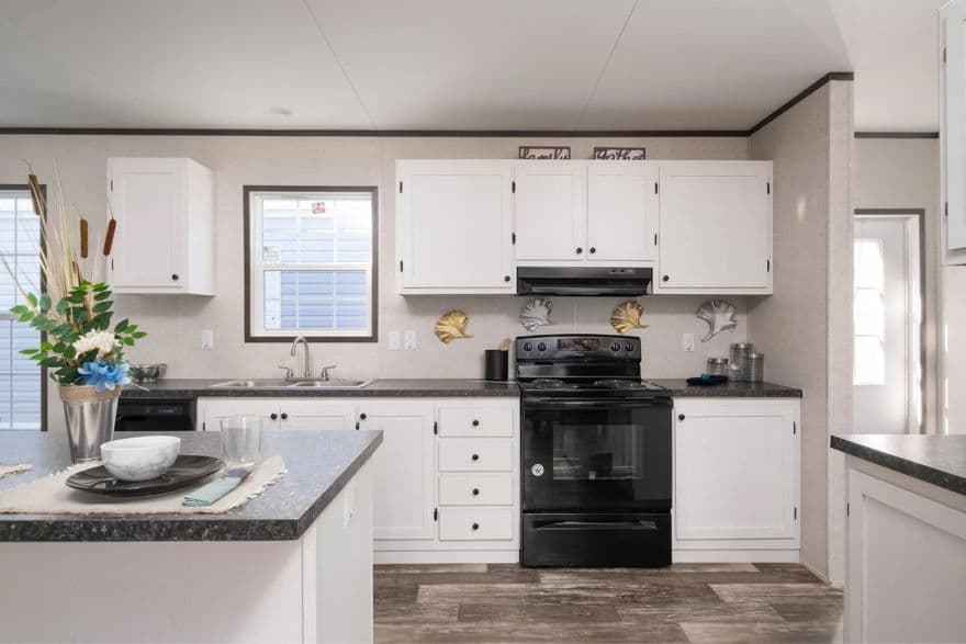 Wallboard 28 x 56 4 bed 2 bath 1,494 sq ft kitchen home features