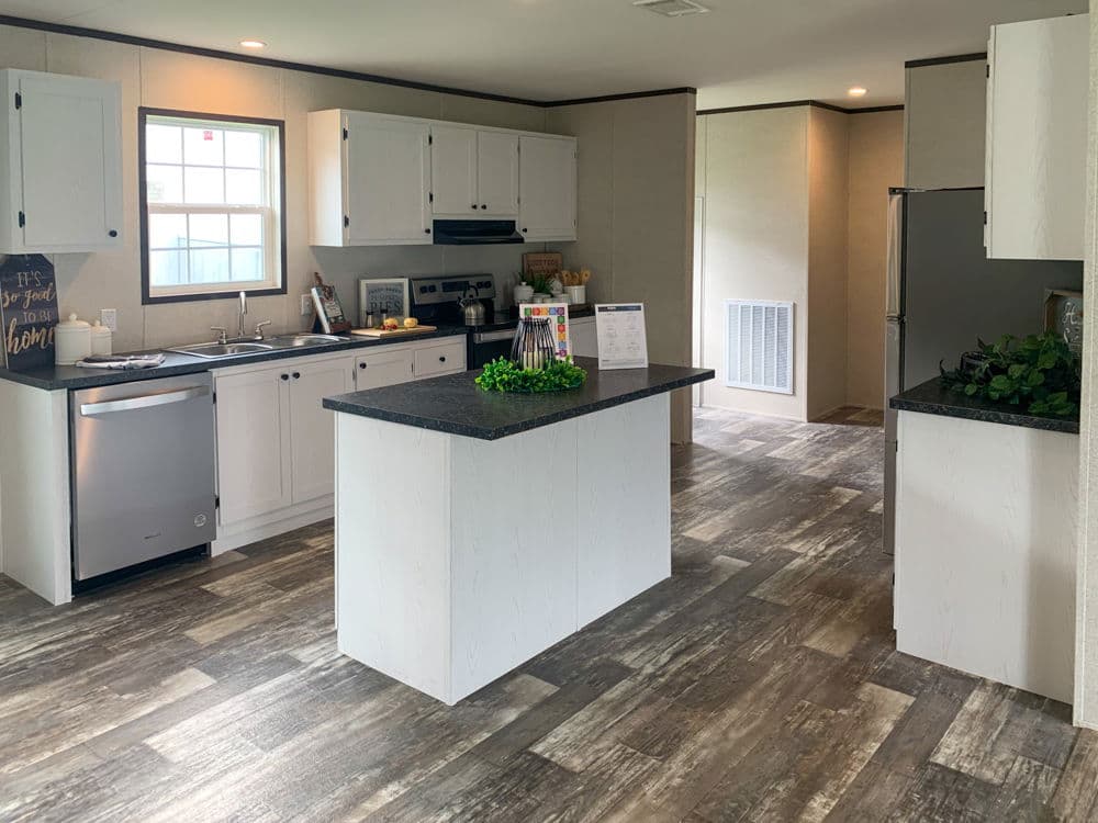 Wallboard 28 x 68 4 bed 2 bath 1,814 sq ft  kitchen home features