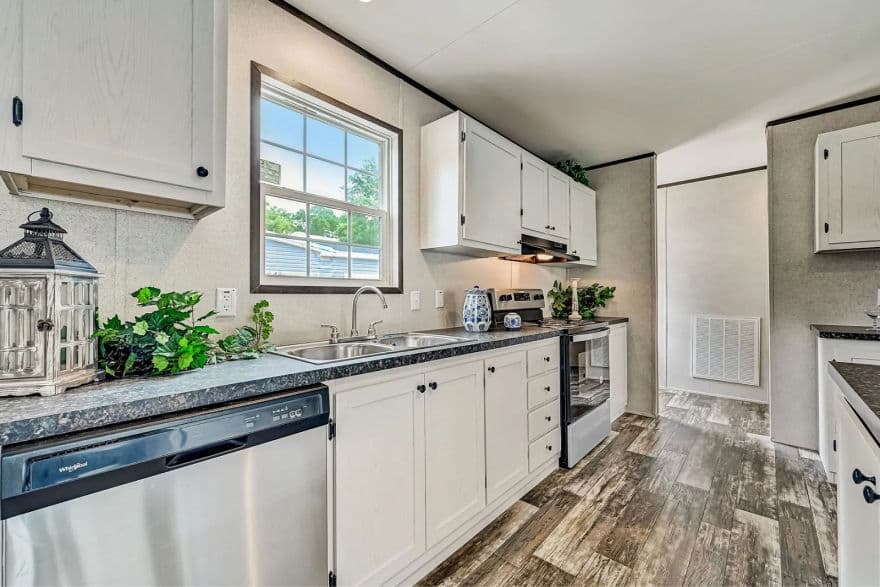 Wallboard 28 x 56 3 bed 2 bath 1,494 sq ft kitchen home features